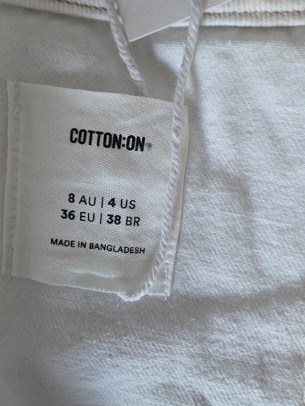 Cotton On Cream Halter Button-Front Camisole - Picture 5 of 6
